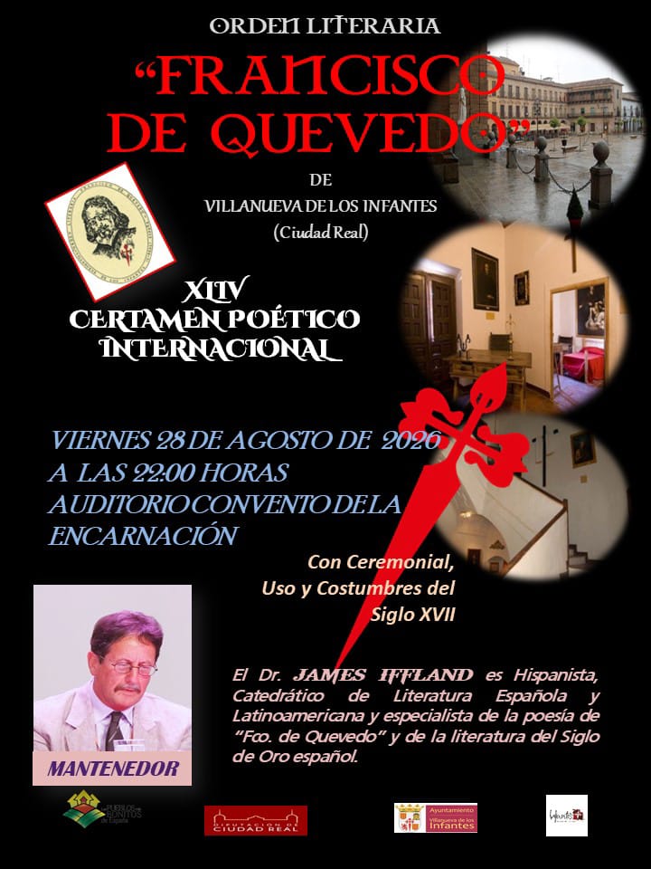 XLIV Certamen Poético Internacional Orden Literaria Francisco de Quevedo